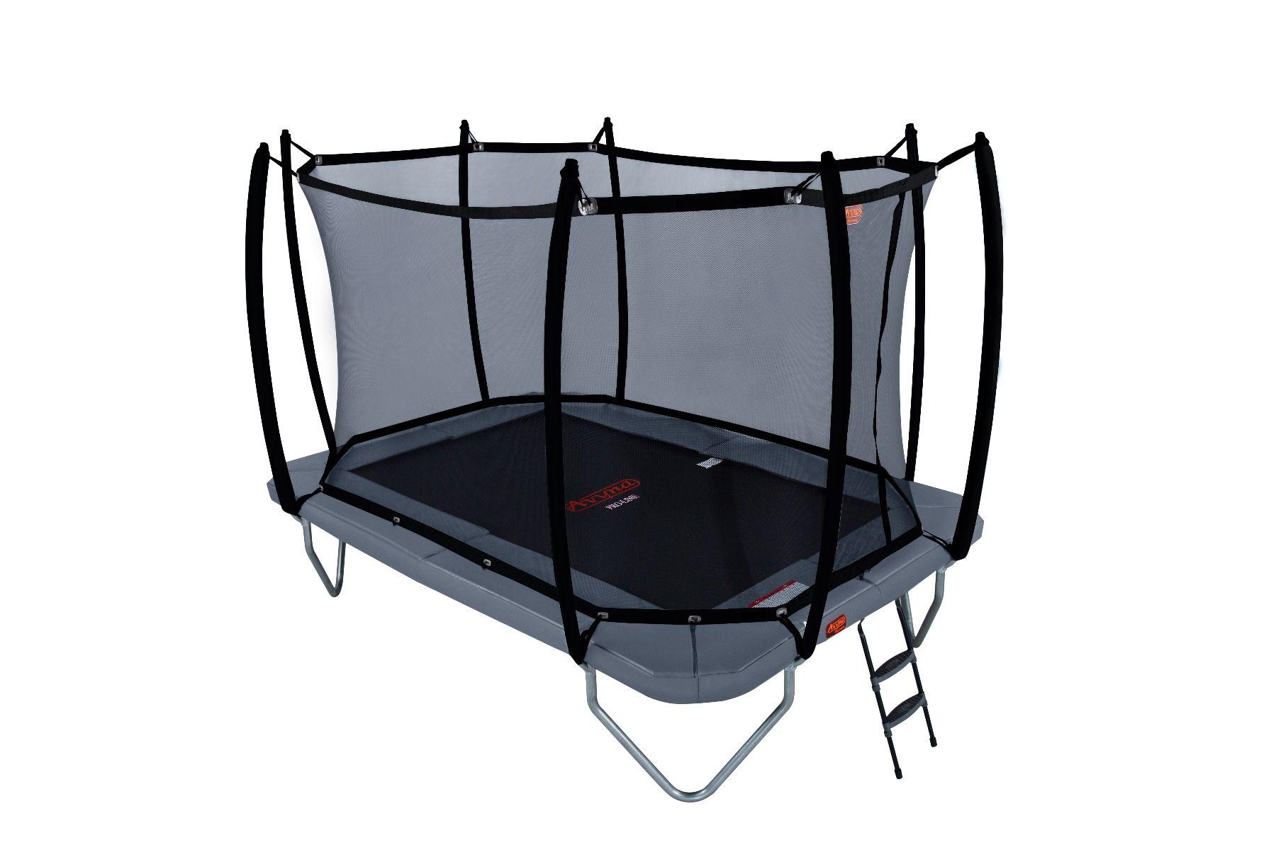Rechthoekige trampolines met veiligheidsnet | Trampolines kopen trampolineverkoop